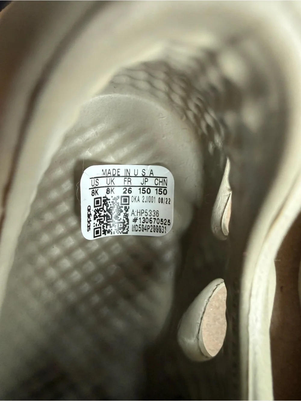 Kids Foam Runners in Light Gray